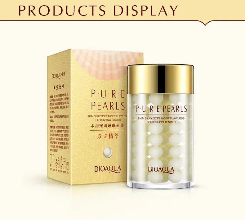 BIOAQUA Pure Pearl Face Cream Moisturizing Skin Firming Hydrating Facial Cream Beauty Health Skin Care